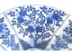 Pair of white-blue Chinese porcelain dishes with flowers for Vietnam Kangxi 18th