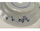 Pair of white-blue Chinese porcelain dishes with flowers for Vietnam Kangxi 18th