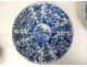 Pair of white-blue Chinese porcelain dishes with flowers for Vietnam Kangxi 18th