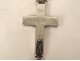 Reliquary cross solid silver pendant Real Madeleine Augustin Cross 19th