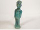 Egyptian funerary amulet statuette Egypt terracotta god priest