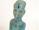Egyptian funerary amulet statuette Egypt terracotta god priest