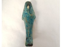 Egyptian funerary amulet statuette Egypt terracotta god priest