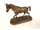 Bronze sculpture equestrian statue animal horse 19th century