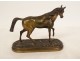 Bronze sculpture equestrian statue animal horse 19th century