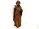 Saint John Calvary carved wood sculpture statue 17th century