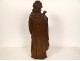 Saint John Calvary carved wood sculpture statue 17th century