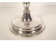 Solid silver ciborium Rooster Paris goldsmith Pierre Paraud bronze PB798gr 18th century