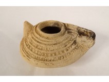 Egyptian terracotta oil lamp Ancient Egypt Roman period