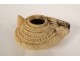 Egyptian terracotta oil lamp Ancient Egypt Roman period