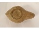 Egyptian terracotta oil lamp Ancient Egypt Roman period