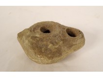 Egyptian terracotta oil lamp Ancient Egypt Roman period