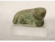 Fragment statuette amulet Egyptian god Thoth Baboon Egypt earth