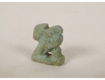 Fragment statuette amulet Egyptian god Thoth Baboon Egypt earth