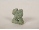 Fragment statuette amulet Egyptian god Thoth Baboon Egypt earth