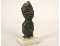 Egyptian funerary statuette goddess Bastet standing cat Egypt amulet