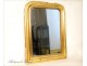 Mirror glass wooden gilded stucco NAPIII 19th