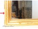 Mirror glass wooden gilded stucco NAPIII 19th