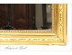 Mirror glass wooden gilded stucco NAPIII 19th