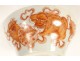 Chinese porcelain covered bowl dragons dogs of Fô signed China 19th century