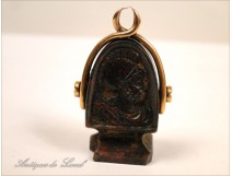 Stamp or seal character cameo antique 19th