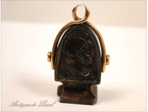 Stamp or seal character cameo antique 19th