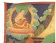 Tibetan Thangka Buddhist painting goddess White Tara Buddha Tibet 20th century