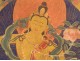 Tibetan Thangka Buddhist painting goddess White Tara Buddha Tibet 20th century