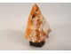 Shell night light lamp engraved in cameo woman antique flute early 20th century