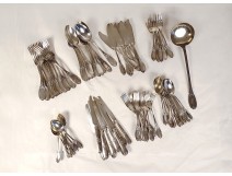 Housewife 97PC solid silver Minerva goldsmith Louis Coignet 4803gr late 19th century