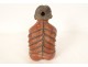 Fragment pre-Columbian sculpture man head Tumaco La Tolita terracotta