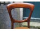 Set of 8 mahogany chairs English, nineteenth