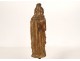Small sculpture of the Virgin and Child carved boxwood 17th century