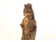 Small sculpture of the Virgin and Child carved boxwood 17th century