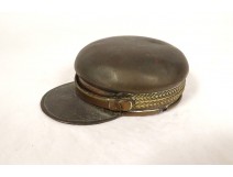 Copper snuff box cap trench work Hairy 14-18 cigar pipe