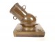 Small bronze defense alarm cannon, late 19th century scare alarm