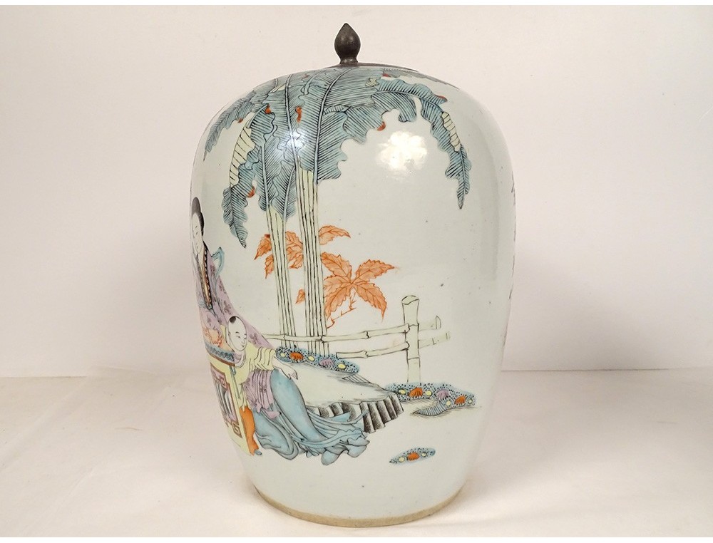 Paire D'anciens Vases à Gingembre Poole Pottery - Émail Lustré Irisé Noir, 15cm (6 Pouces) - Vintage 1990