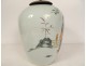 Pair of ginger pots Chinese porcelain women children landscape poem 19th