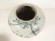 Pair of ginger pots Chinese porcelain women children landscape poem 19th