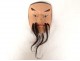 Noh mask polychrome theater man spirit god Gigaku Edo Japan 19th century