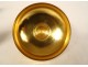 Ciborium gilded metal silver bowl lily flowers Christ cross Mercury 19th century