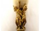 Seal stamp gilded bronze women globe Three Graces sculpture 19th century