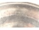 Round pewter dish with monogram hallmark late 18th century