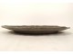 Round pewter dish with monogram hallmark late 18th century