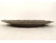 Round pewter dish with monogram hallmark late 18th century