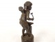 Small bronze sculpture cherub cherub Love blacksmith marble 19th century