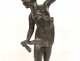 Bronze sculpture goddess Aphrodite Venus naked naiad trumpet 18th century