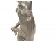 Bronze sculpture goddess Aphrodite Venus naked naiad trumpet 18th century