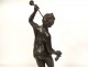 Bronze sculpture goddess Aphrodite Venus naked naiad trumpet 18th century