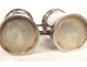 Pair of holy oil bulbs in solid silver Farmers Generals 18th century